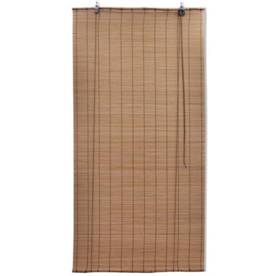 Berkfield Eco-Friendly Brown Bamboo Roller Blinds 120 X 160 Cm from B&Q