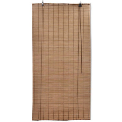 Berkfield Eco-Friendly Bamboo Roller Blinds 2 Pcs 150X220 Cm Brown from B&Q