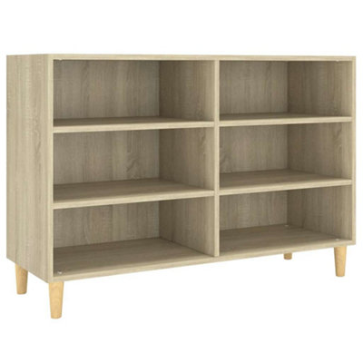 B&Q -  Sturdy Sideboard Sonoma Oak 103.5X35X70 Cm Engineered Wood