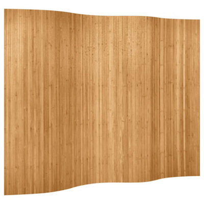B&Q -  Durable Room Divider Bamboo Natural 250X165 Cm