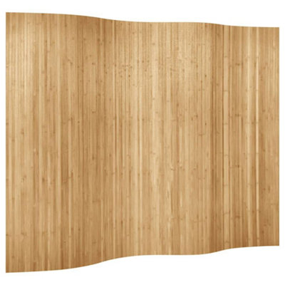 B&Q -  Durable Room Divider Bamboo 250X165 Cm Natural