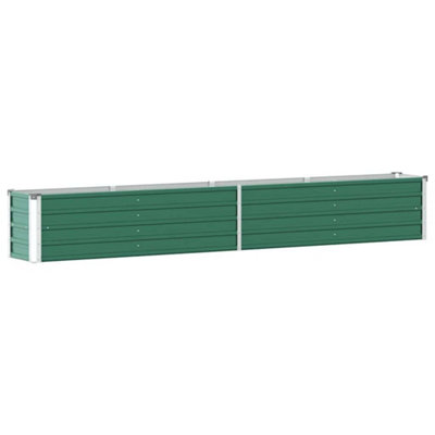 B&Q -  Practical Garden Raised Bed Galvanised Steel 320X40X45 Cm Green