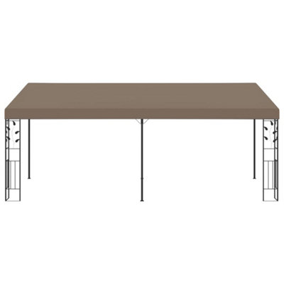 Berkfield Durable Wall-Mounted Gazebo 6X3X2.5 M Taupe from B&Q