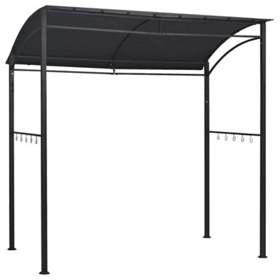 B&Q -  Solid Bbq Gazebo 215X150X220 Cm Anthracite Steel