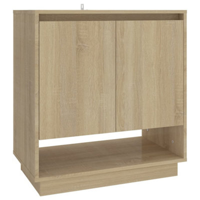B&Q -  Sturdy Sideboard Sonoma Oak 70X41X75 Cm Engineered Wood