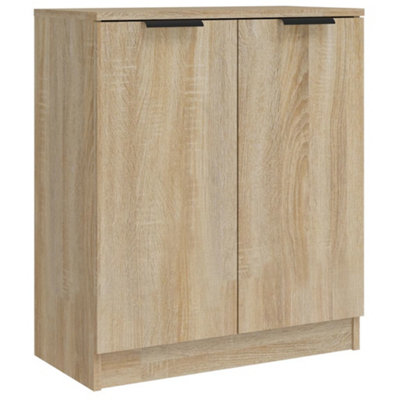 B&Q -  Sturdy Sideboard Sonoma Oak 60X30X70 Cm Engineered Wood