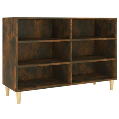 B&Q -  Sturdy Sideboard Smoked Oak 103.5X35X70 Cm Engineered Wood