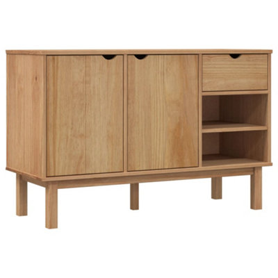 B&Q -  Classic Sideboard Otta 114X43X73.5 Cm Solid Wood Pine