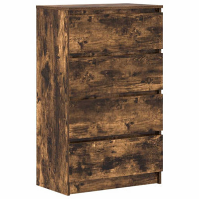 B&Q -  Sturdy Sideboard Smoked Oak 60X35X98.5 Cm Engineered Wood