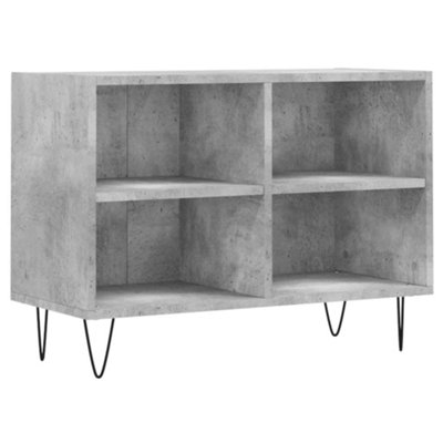 Berkfield Sturdy Tv Cabinet Concrete Grey 69.5X30X50 Cm Engineered Wood from B&Q