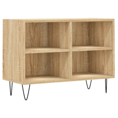 Berkfield Sturdy Tv Cabinet Sonoma Oak 69.5X30X50 Cm Engineered Wood from B&Q