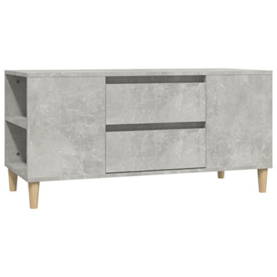 Berkfield Modern Tv Cabinet Concrete Grey 102X44.5X50 Cm Engineered Wood