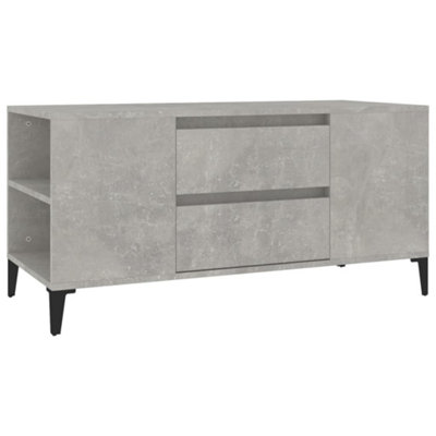 Berkfield Modern Tv Cabinet Concrete Grey 102X44.5X50 Cm Engineered Wood