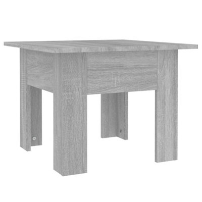 Berkfield Modern Coffee Table Grey Sonoma 55X55X42 Cm Engineered Wood