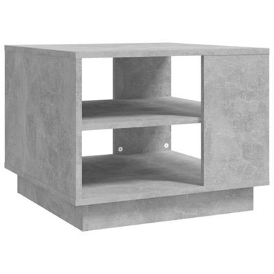 Berkfield Modern Coffee Table Concrete Grey 55X55X43 Cm Engineered Wood