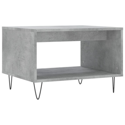 Berkfield Durable Coffee Table Concrete Grey 60X50X40 Cm Engineered Wood from B&Q