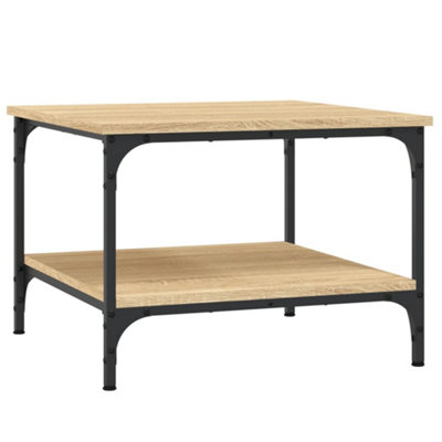 Berkfield Stylish Coffee Table Sonoma Oak 55X55X40 Cm Engineered Wood