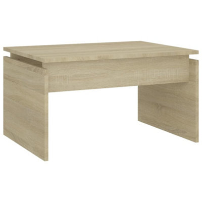 Berkfield Modern Coffee Table Sonoma Oak 68X50X38 Cm Engineered Wood