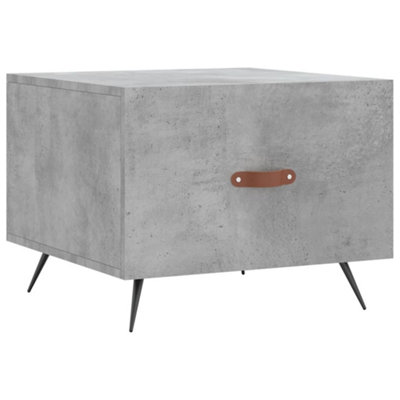 Berkfield Durable Coffee Table Concrete Grey 50X50X40 Cm Engineered Wood