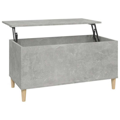 Berkfield Durable Coffee Table Concrete Grey 90X44.5X45 Cm Engineered Wood