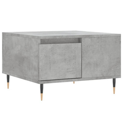 Berkfield Modern Coffee Table Concrete Grey 55X55X36.5 Cm Engineered Wood