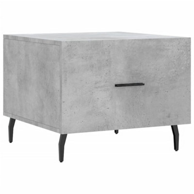 Berkfield Durable Coffee Table Concrete Grey 50X50X40 Cm Engineered Wood from B&Q