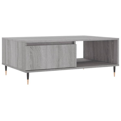 Berkfield Sturdy Coffee Table Grey Sonoma 90X60X35 Cm Engineered Wood from B&Q