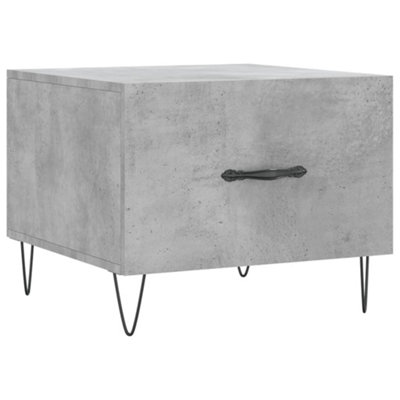 Berkfield Durable Coffee Table Concrete Grey 50X50X40 Cm Engineered Wood from B&Q