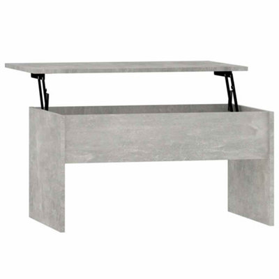 Berkfield Modern Coffee Table Concrete Grey 80X50.5X41.5 Cm Engineered Wood