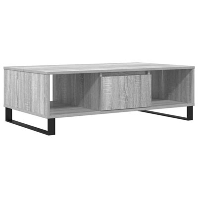 Berkfield Sturdy Coffee Table Grey Sonoma 104X60X35 Cm Engineered Wood from B&Q