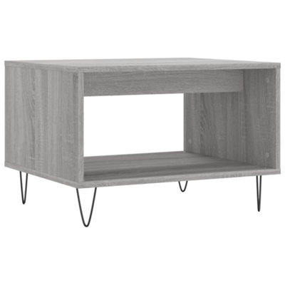 Berkfield Durable Coffee Table Grey Sonoma 60X50X40 Cm Engineered Wood