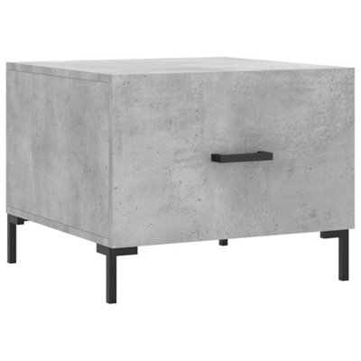 Berkfield Durable Coffee Table Concrete Grey 50X50X40 Cm Engineered Wood