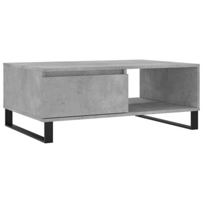 Berkfield Sturdy Coffee Table Concrete Grey 90X60X35 Cm Engineered Wood from B&Q