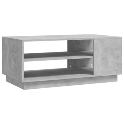Berkfield Modern Coffee Table Concrete Grey 102X55X43 Cm Engineered Wood