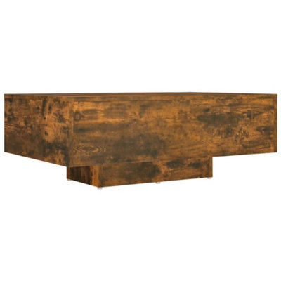 Berkfield Modern Coffee Table Smoked Oak 85X55X31 Cm Engineered Wood from B&Q