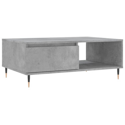 Berkfield Sturdy Coffee Table Concrete Grey 90X60X35 Cm Engineered Wood from B&Q