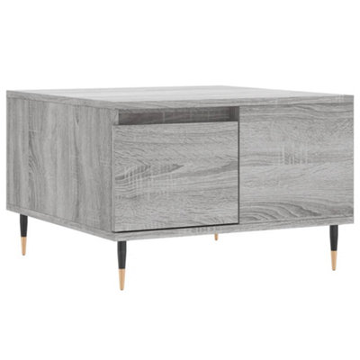 Berkfield Modern Coffee Table Grey Sonoma 55X55X36.5 Cm Engineered Wood