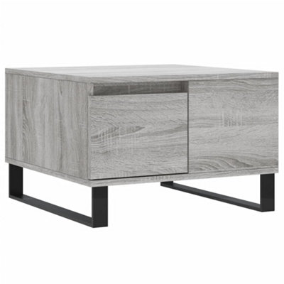 Berkfield Modern Coffee Table Grey Sonoma 55X55X36.5 Cm Engineered Wood