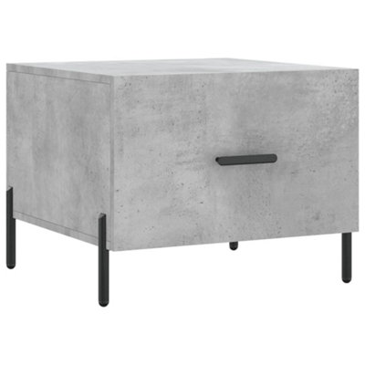 Berkfield Durable Coffee Table Concrete Grey 50X50X40 Cm Engineered Wood