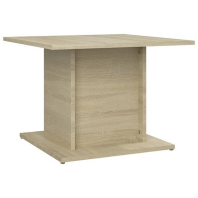 Berkfield Sturdy Coffee Table Sonoma Oak 55.5X55.5X40 Cm Engineered Wood from B&Q