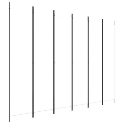 Berkfield Durable 6-Panel Room Divider White 300X220 Cm Fabric from B&Q