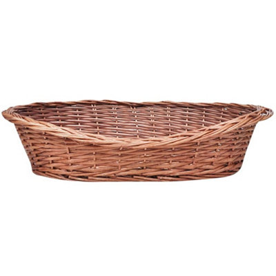 Berkfield Classic Willow Dog Basket/pet Bed Natural 70 Cm from B&Q