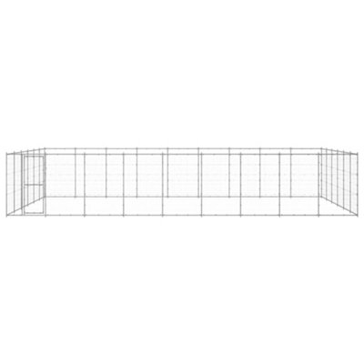 Berkfield Durable Outdoor Dog Kennel Galvanised Steel 65.34 M2 from B&Q