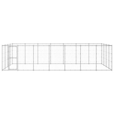Berkfield Durable Outdoor Dog Kennel Galvanised Steel 33.88 M2 from B&Q