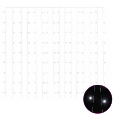 Berkfield Decorative Led Curtain Fairy Lights 3X3M 300 Led Cold White 8 Function from B&Q