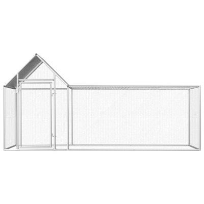 B&Q -  Durable Chicken Coop 3X1X1.5 M Galvanised Steel