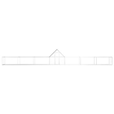 B&Q -  Durable Chicken Coop 14X2X2 M Galvanised Steel