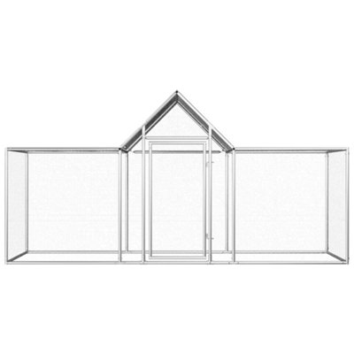 B&Q -  Durable Chicken Coop 3X1X1.5 M Galvanised Steel