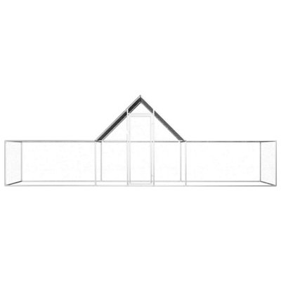 B&Q -  Durable Chicken Coop 6X2X2 M Galvanised Steel