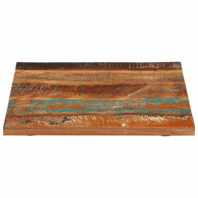 Berkfield Rustic Square Table Top 60X60 Cm 25-27 mm Solid Reclaimed Wood from B&Q